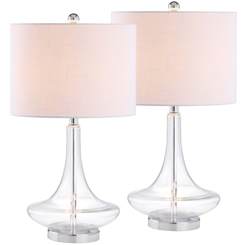 Cecile Glass Teardrop Led Table Lamp (Set Of 2). Picture 1