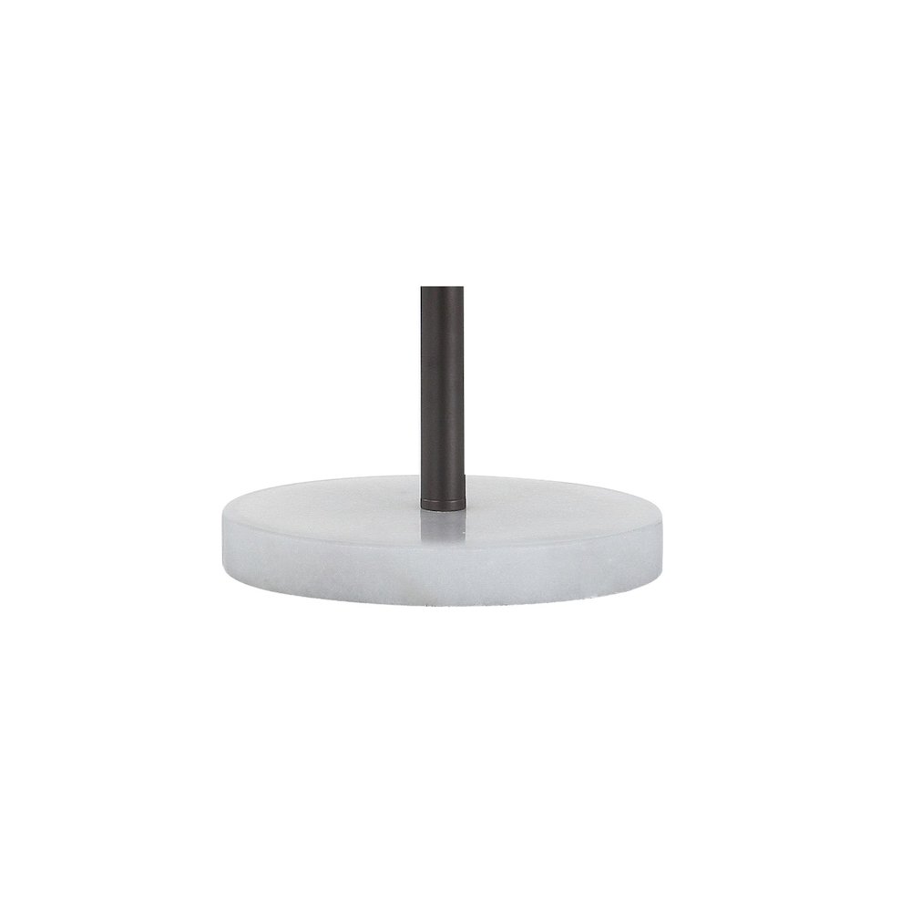 Atomic Caged Edison Bulb Metal/Marble Modern Led Table Lamp. Picture 4