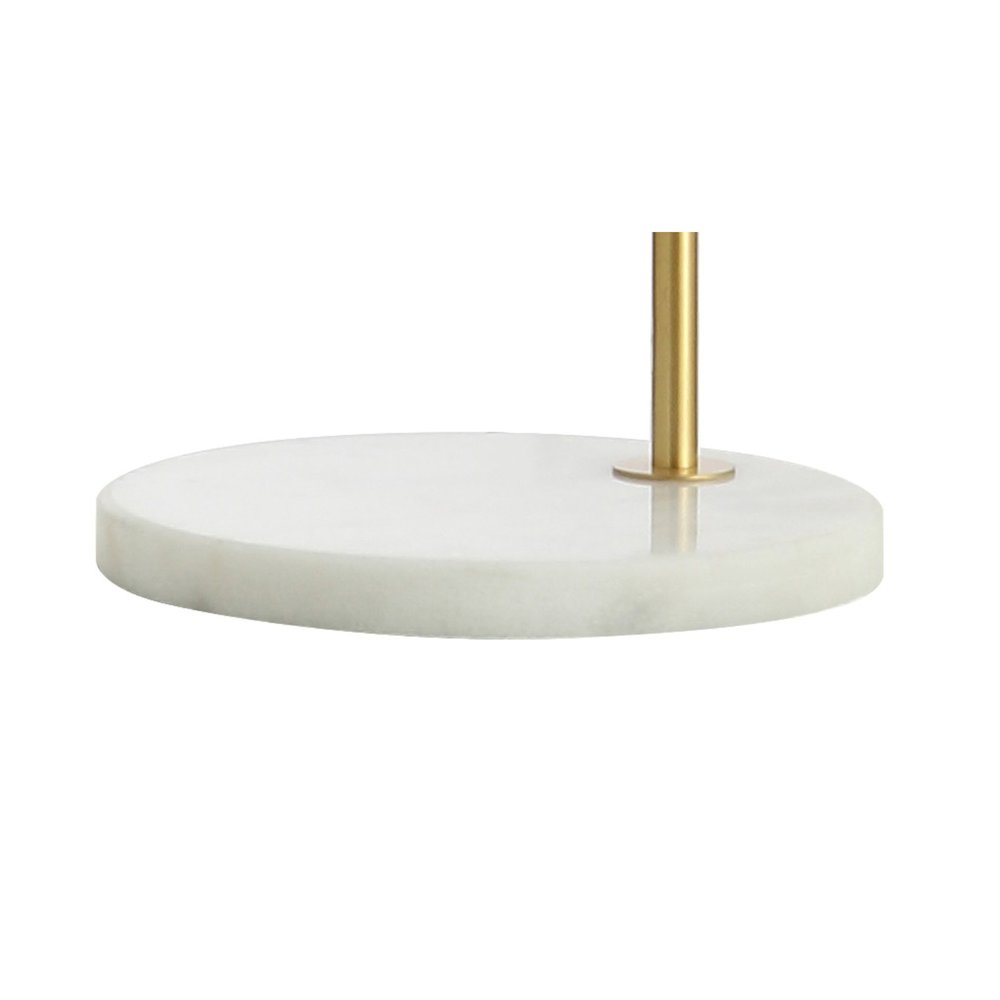 Vega Minimalist Edison Metal/Marble Floor Lamp. Picture 4