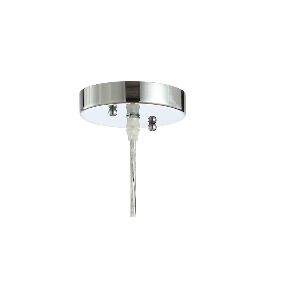 Hampton Adjustable Iron/Glass Pharmacy Led Pendant. Picture 4