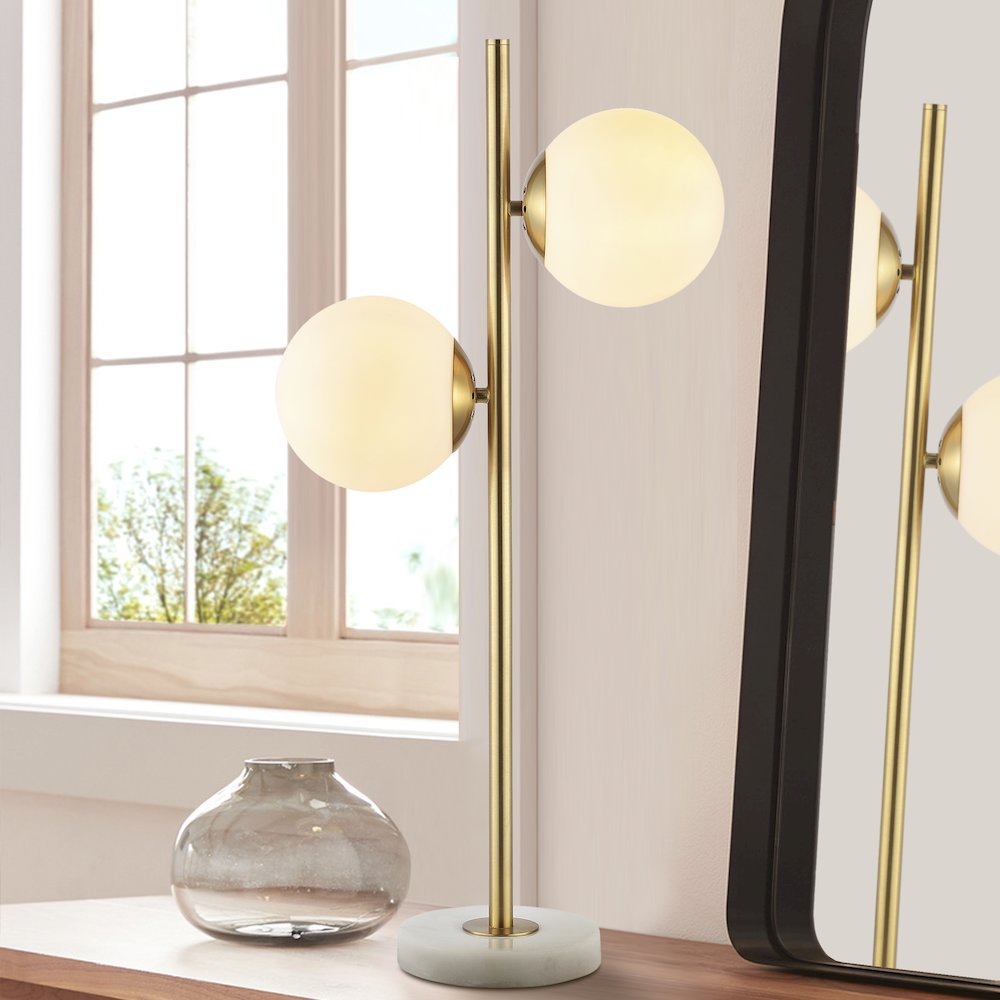 Amelie Coastal Vintage Iron Led Table Lamp. Picture 7