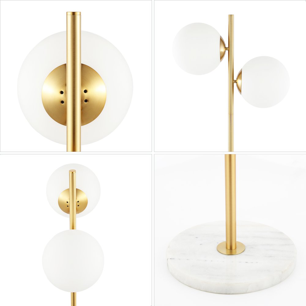 Oscar Modern Parisian Candlestick Iron Led Floor Lamp. Picture 4