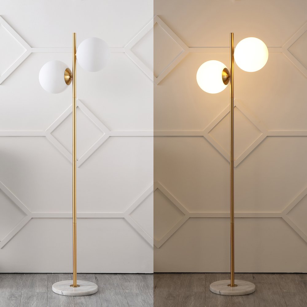 Oscar Modern Parisian Candlestick Iron Led Floor Lamp. Picture 10