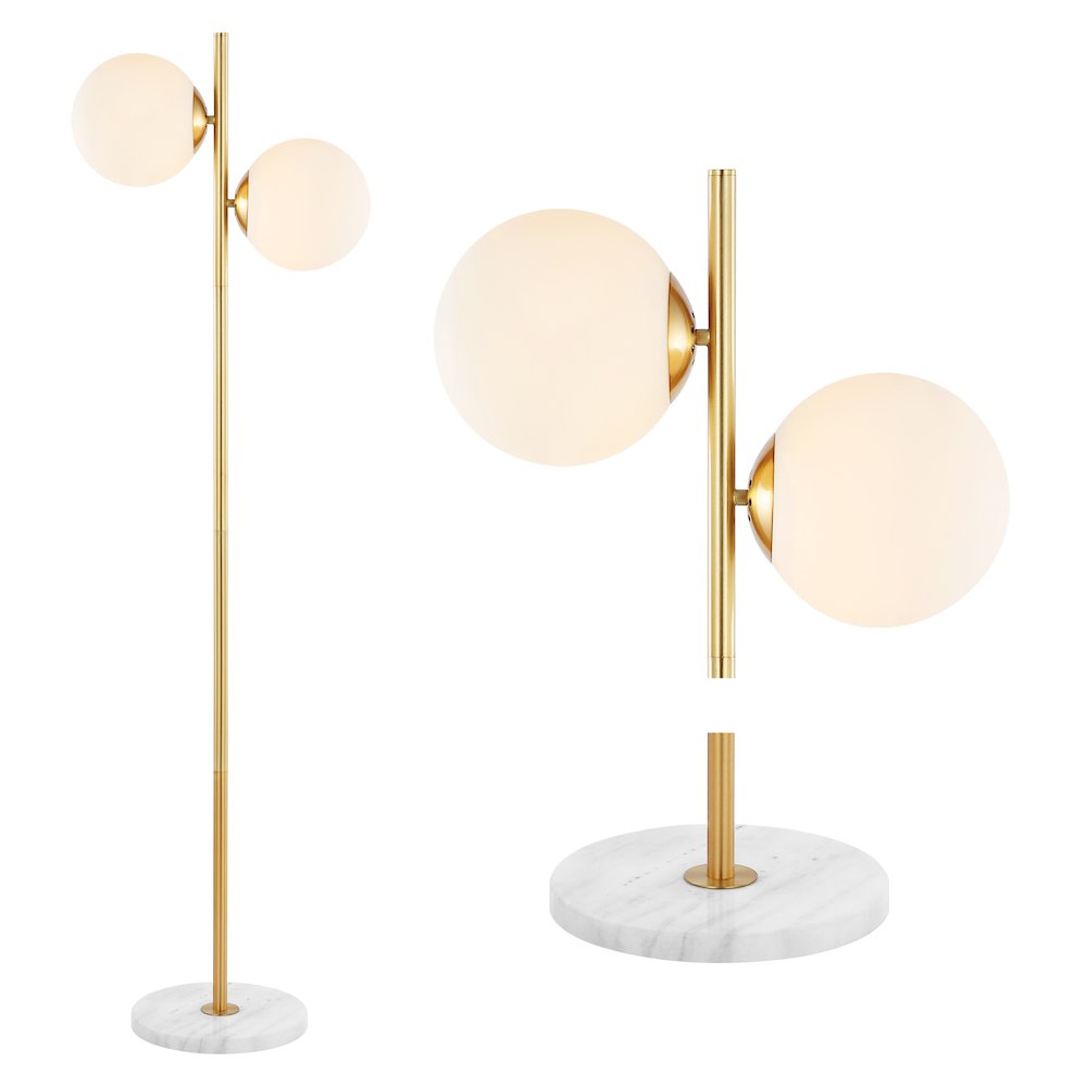 Oscar Modern Parisian Candlestick Iron Led Floor Lamp. Picture 5