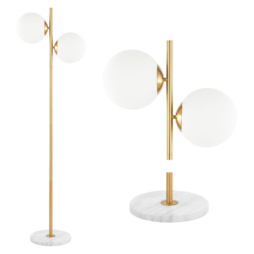 Oscar Modern Parisian Candlestick Iron Led Floor Lamp. Picture 2