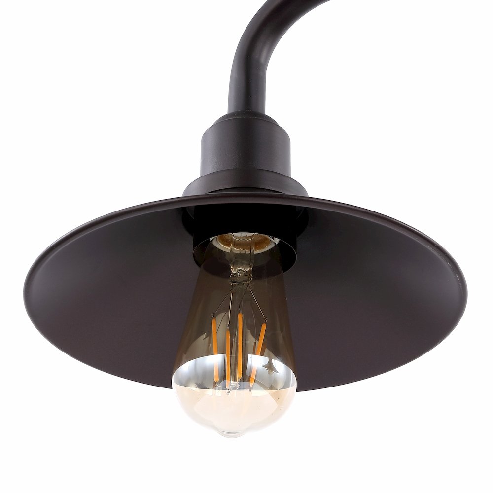 Cade Metal Farmhouse Industrial Led Pendant. Picture 5