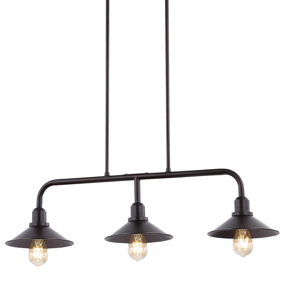 Cade Metal Farmhouse Industrial Led Pendant. Picture 11