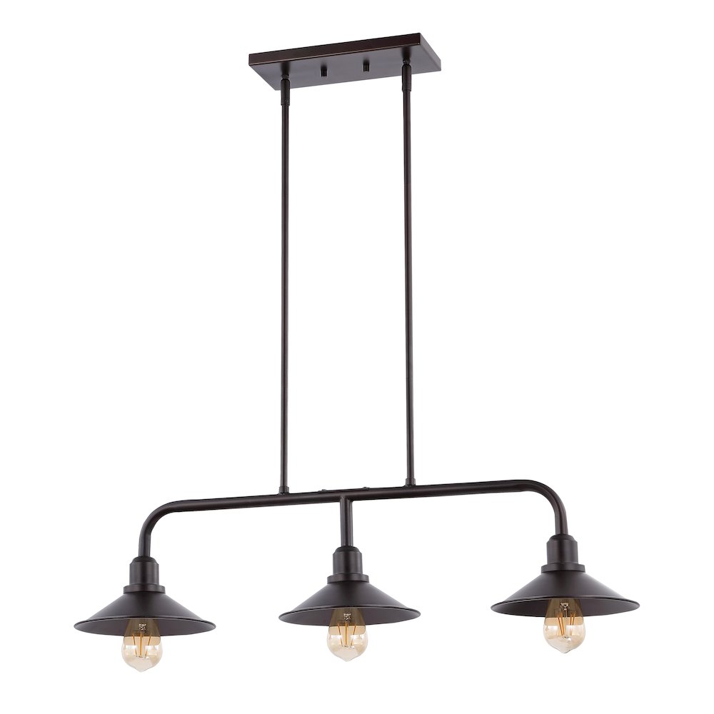 Cade Metal Farmhouse Industrial Led Pendant. Picture 2
