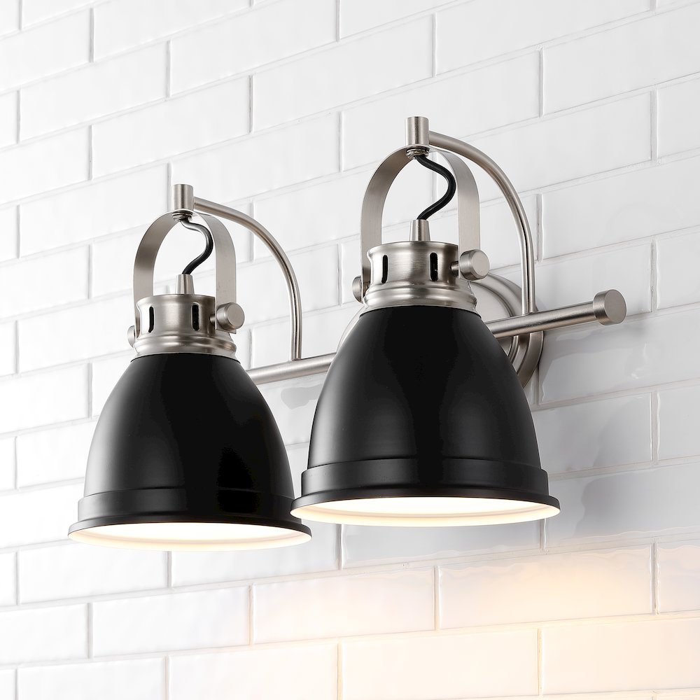 Phineas Farmhouse Bohemian Iron Led Vanity. Picture 6