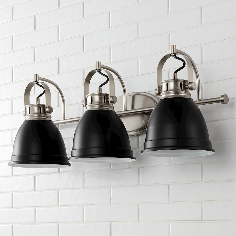 Phineas Farmhouse Bohemian Iron Led Vanity. Picture 4