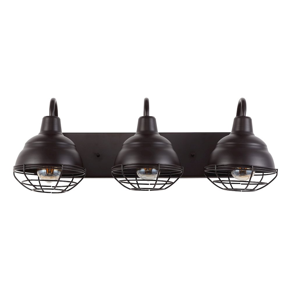 Levi Industrial Farmhouse Iron Led Vanity. Picture 5