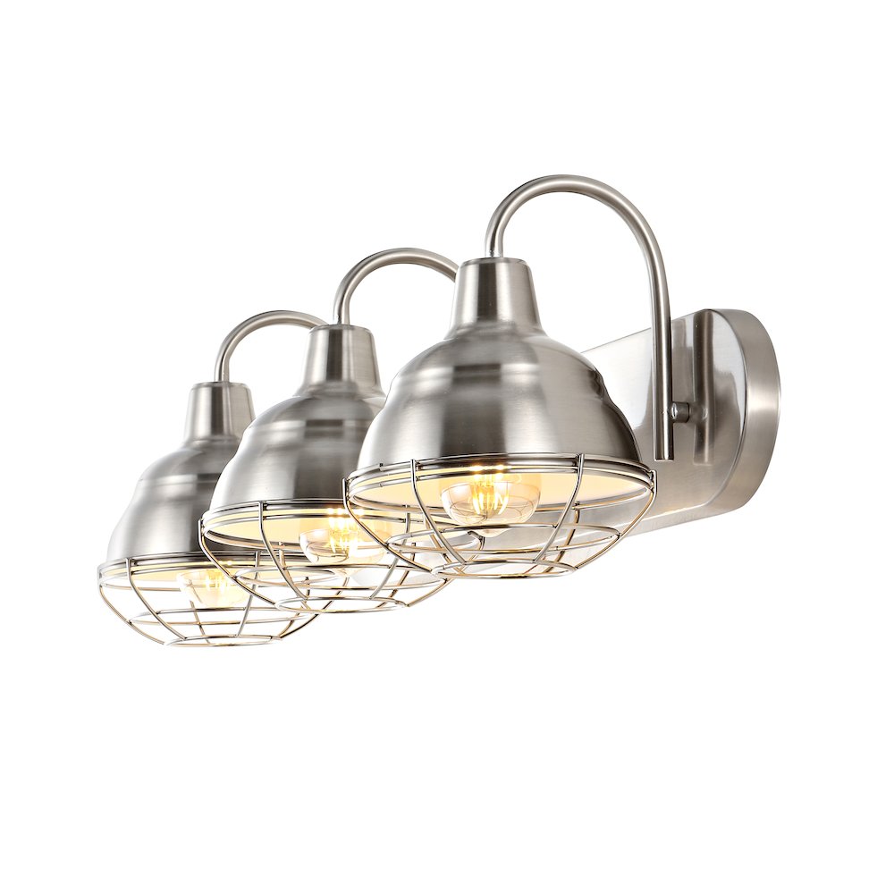Levi Industrial Farmhouse Iron Led Vanity. Picture 7