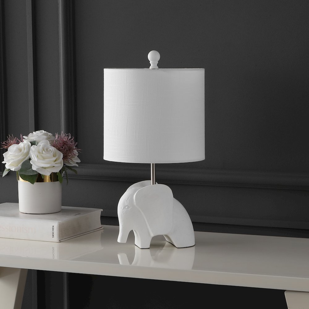 Koda Eclectic Southwestern Resin/Iron Elephant Led Kids' Table Lamp. Picture 1