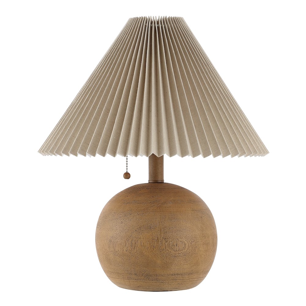 Aksel Coastal Scandinavian Resin/Iron Sphere Led Table Lamp. Picture 1