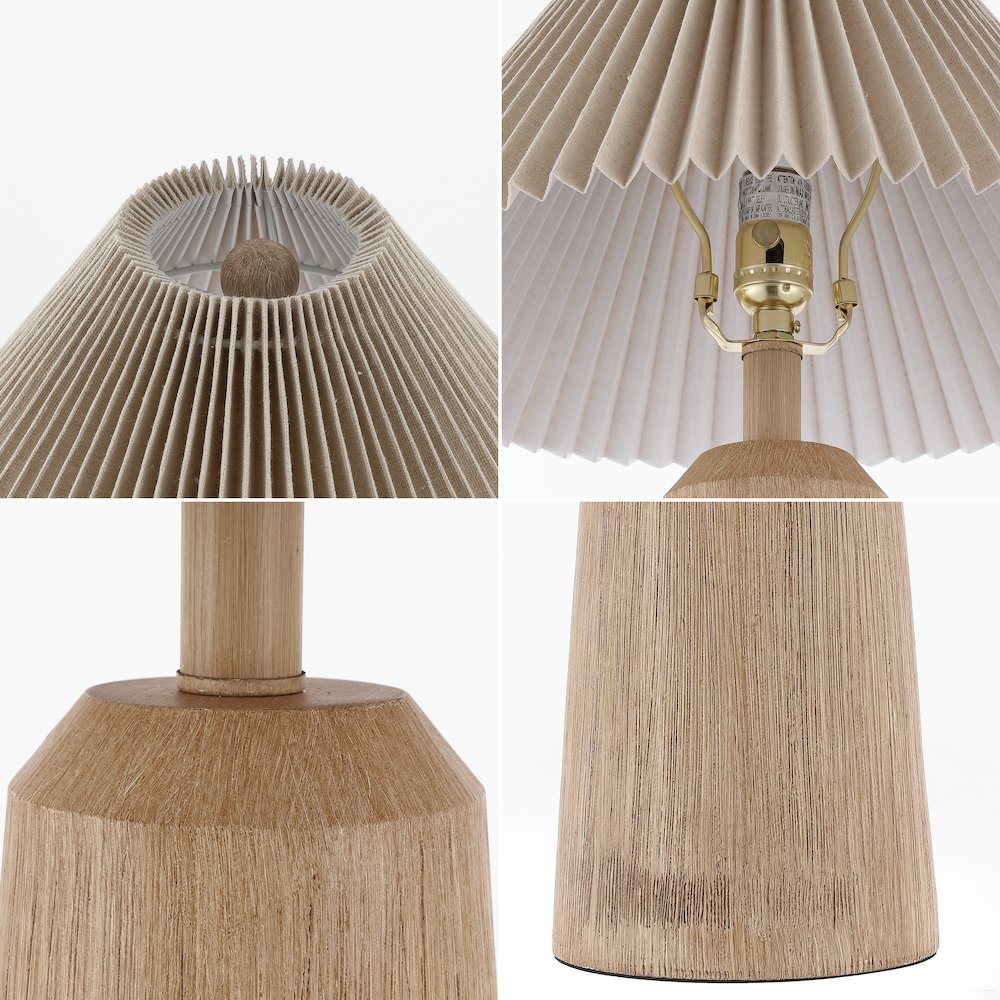 Arvid Rustic Scandinavian Resin/Iron Lighthouse Led Table Lamp. Picture 4