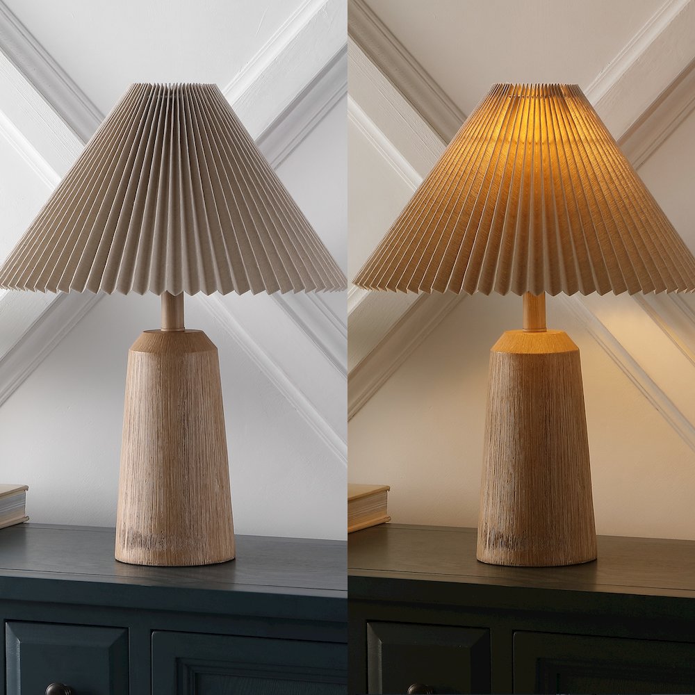 Arvid Rustic Scandinavian Resin/Iron Lighthouse Led Table Lamp. Picture 6