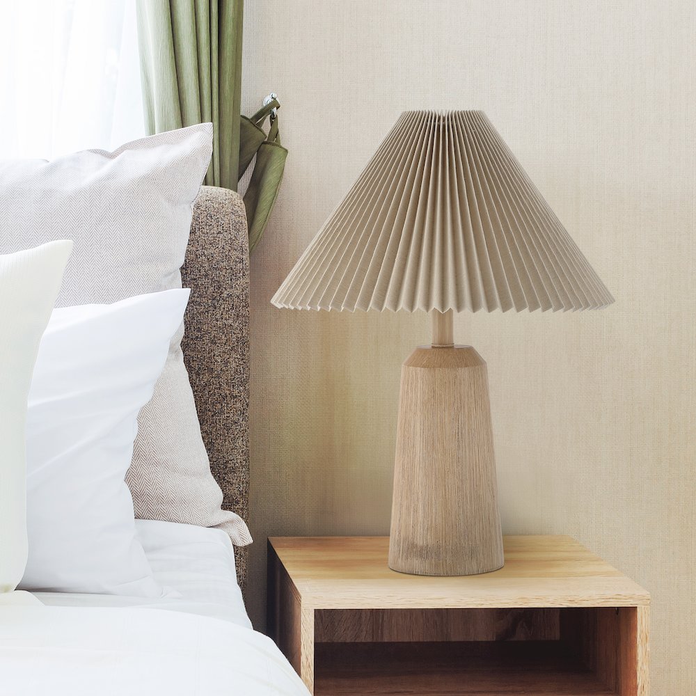 Arvid Rustic Scandinavian Resin/Iron Lighthouse Led Table Lamp. Picture 3