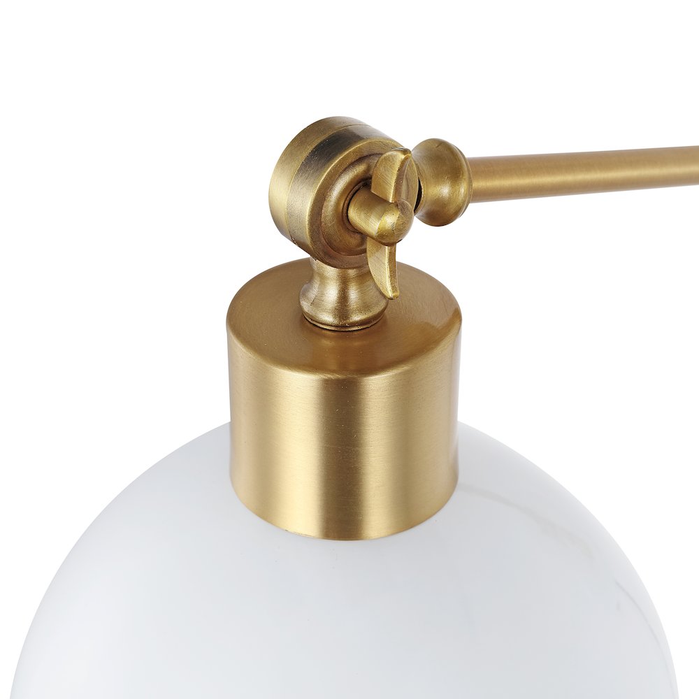 Lisa Swing Arm Modern Midcentury Iron Usb Charging Port Led Sconce. Picture 7