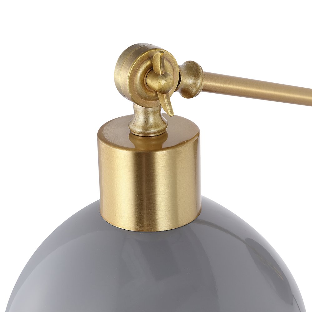 Lisa Swing Arm Modern Midcentury Iron Usb Charging Port Led Sconce. Picture 5