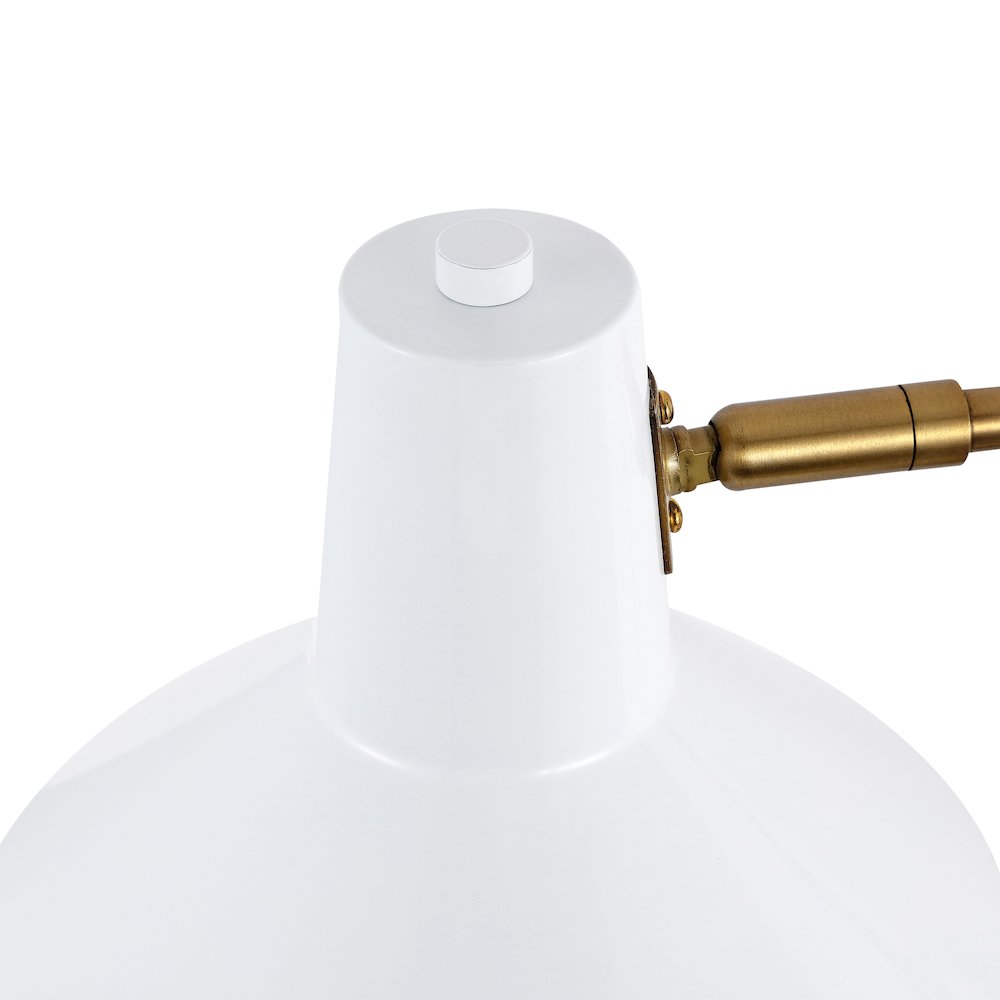 Hygge Swing Arm Modern Midcentury Iron Usb Charging Port Led Sconce. Picture 7