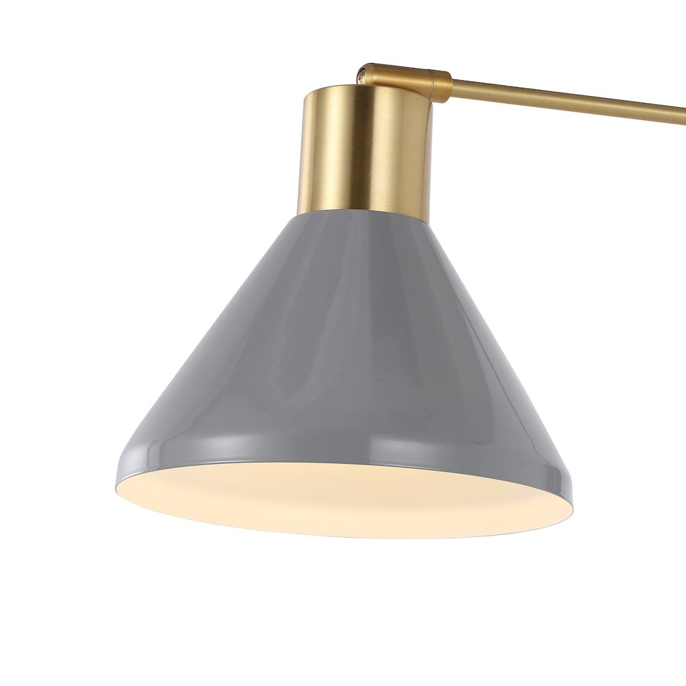 Max Swing Arm Modern Midcentury Iron Usb Charging Port Led Sconce. Picture 3