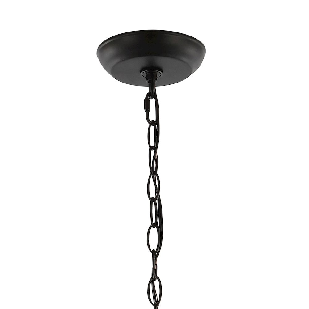 Milo Rustic Farmhouse Iron Led Pendant. Picture 3