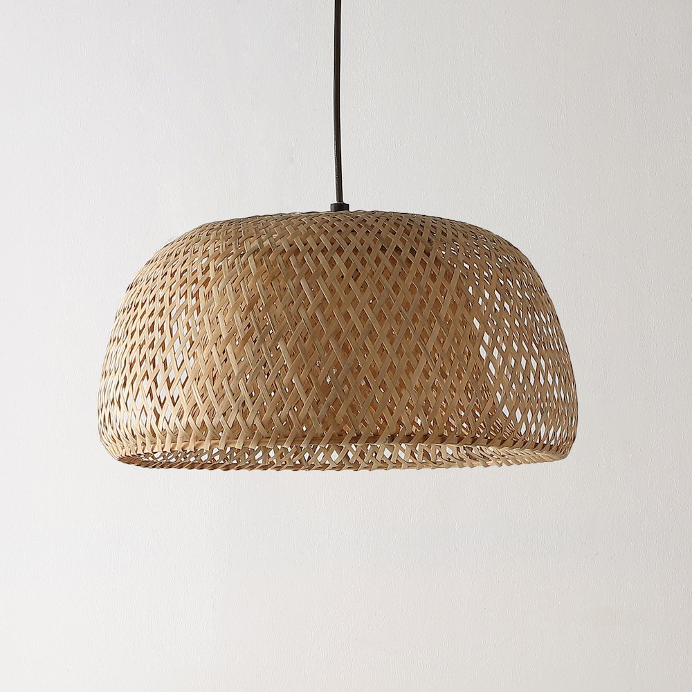 Mateo Farmhouse Coastal Bamboo Led Pendant. Picture 11