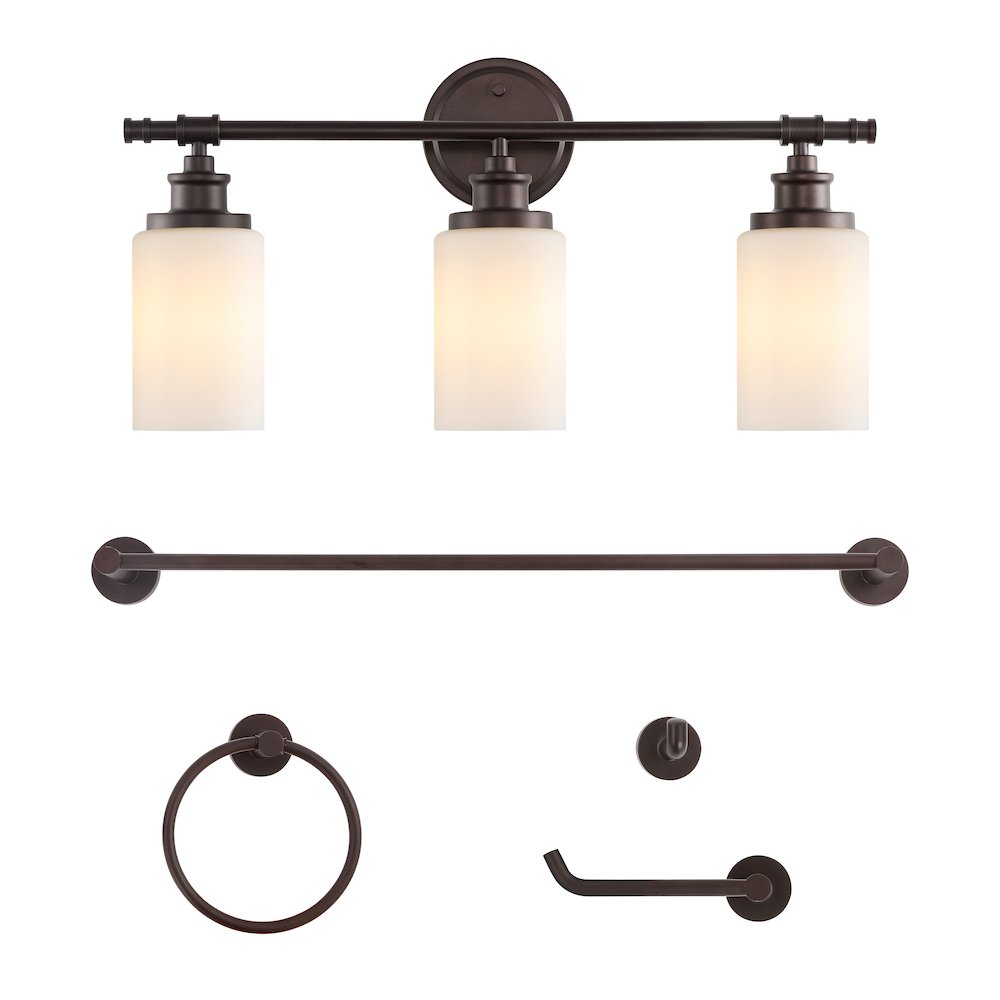 Egan 3-Light Classic Cottage Vanity Light. Picture 2