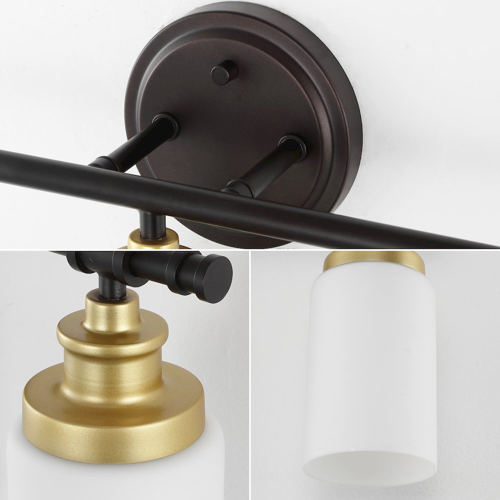 Egan 3-Light Classic Cottage Vanity Light. Picture 5