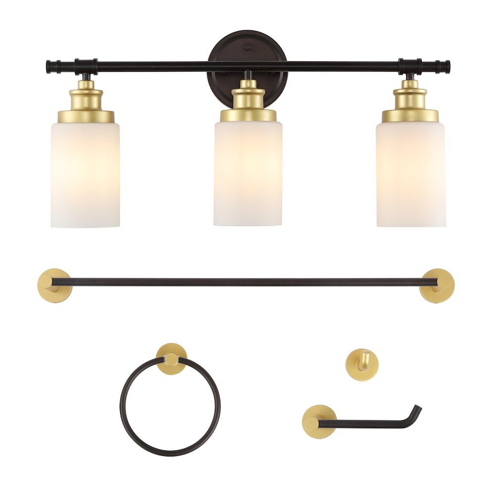 Egan 3-Light Classic Cottage Vanity Light. Picture 2