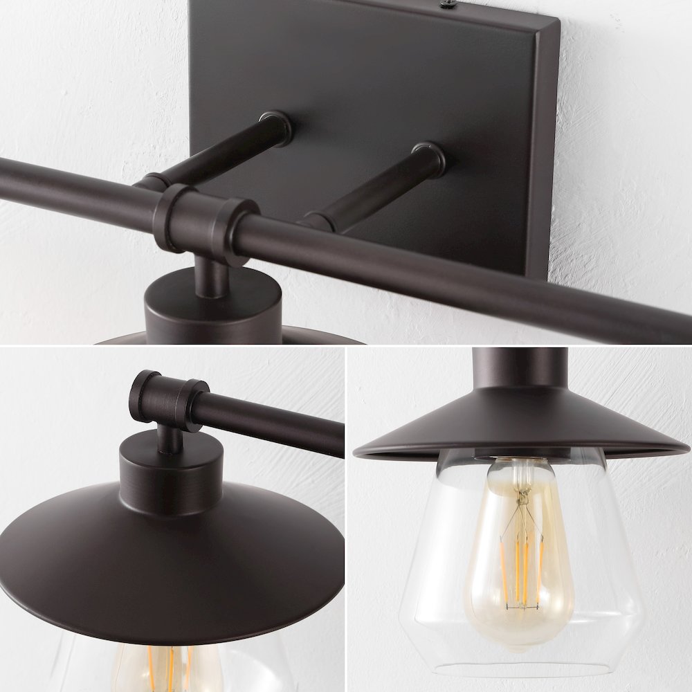 Avalon 3-Light Farmhouse Cottage Vanity Light. Picture 5