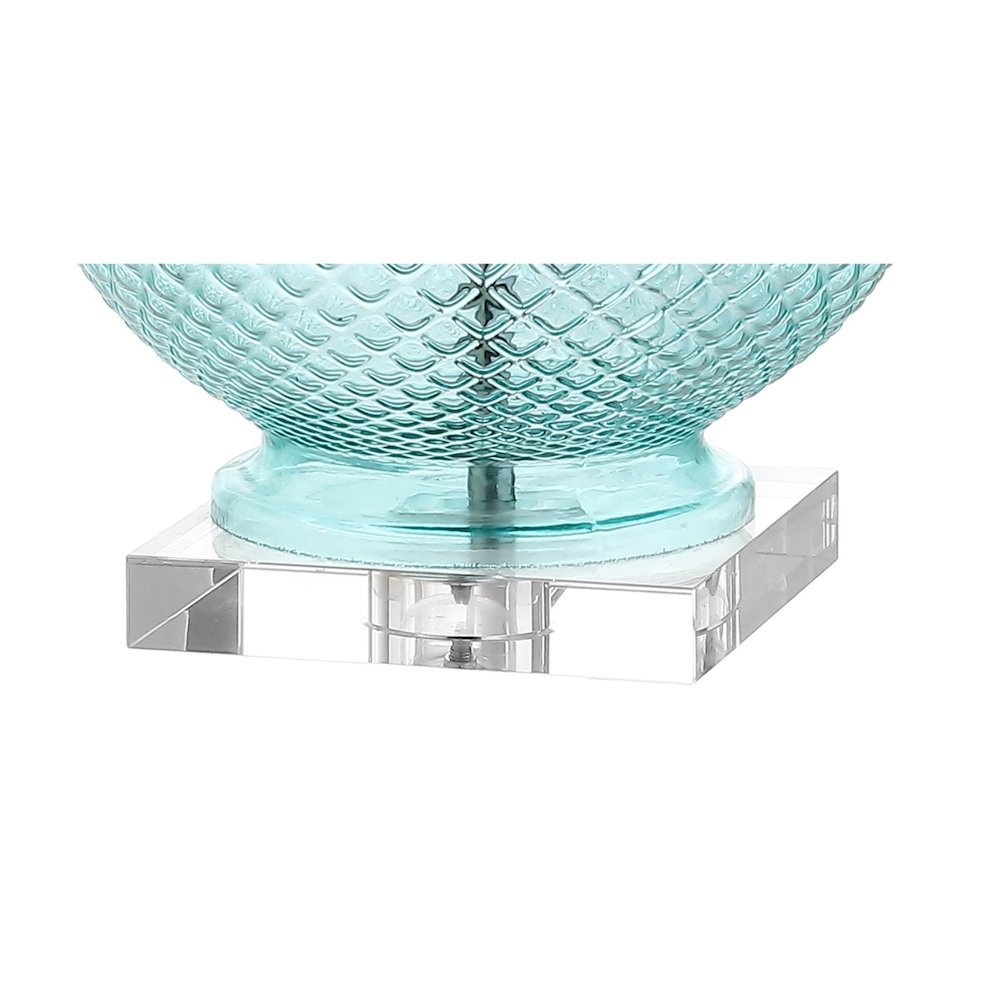 Estelle Glass And Crystal Led Table Lamp. Picture 4