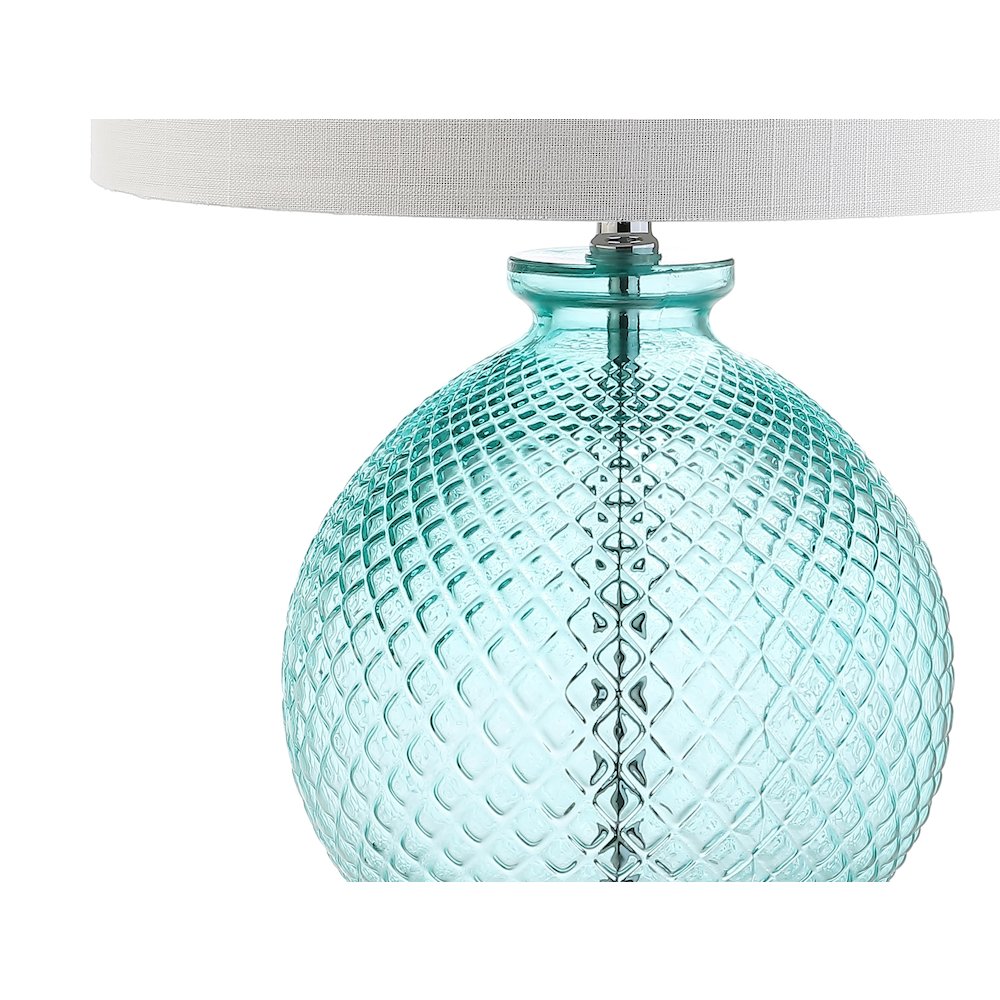Estelle Glass And Crystal Led Table Lamp. Picture 3