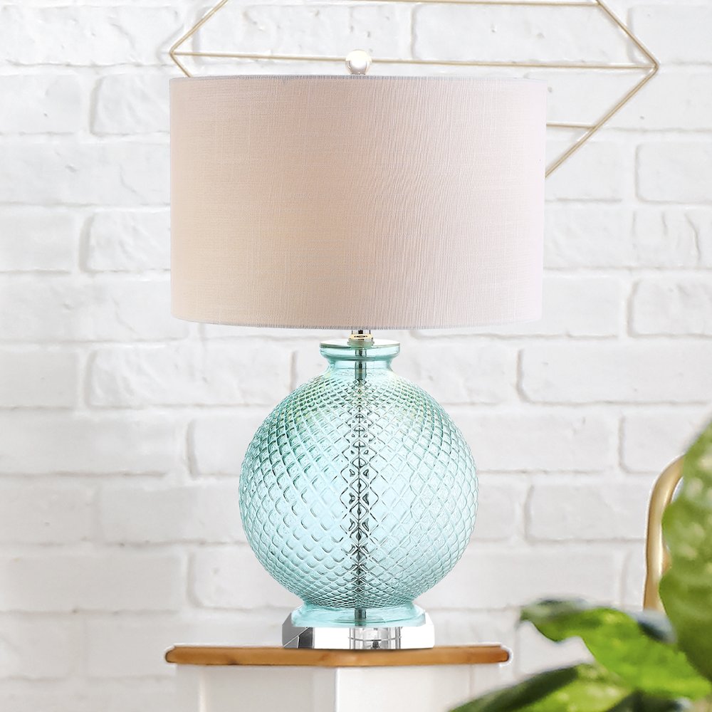 Estelle Glass And Crystal Led Table Lamp. Picture 7