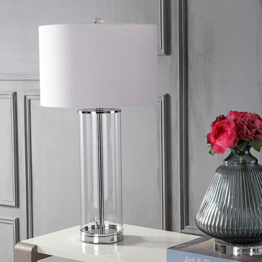 Collins Glass Led Table Lamp. Picture 8