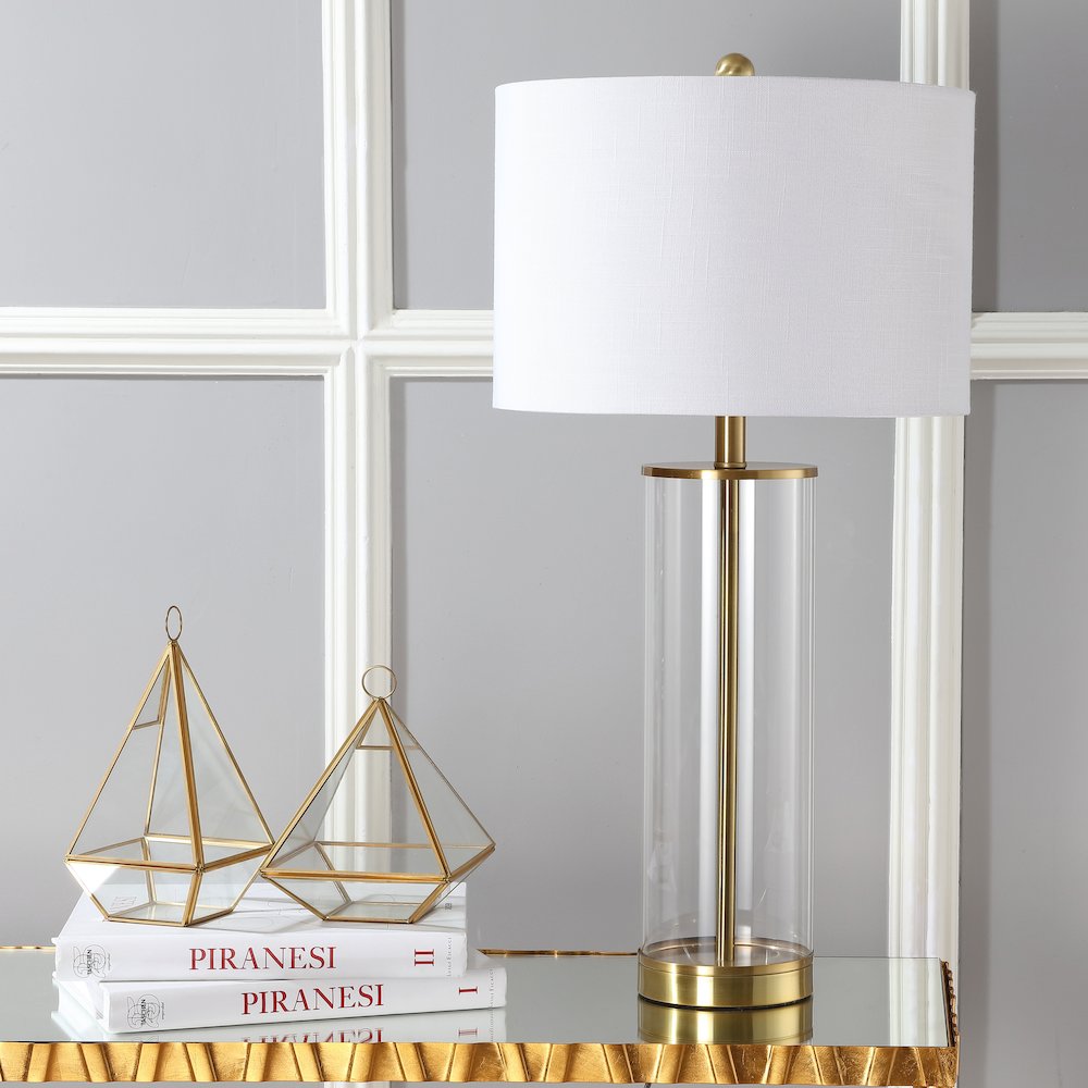 Collins Glass Led Table Lamp. Picture 8
