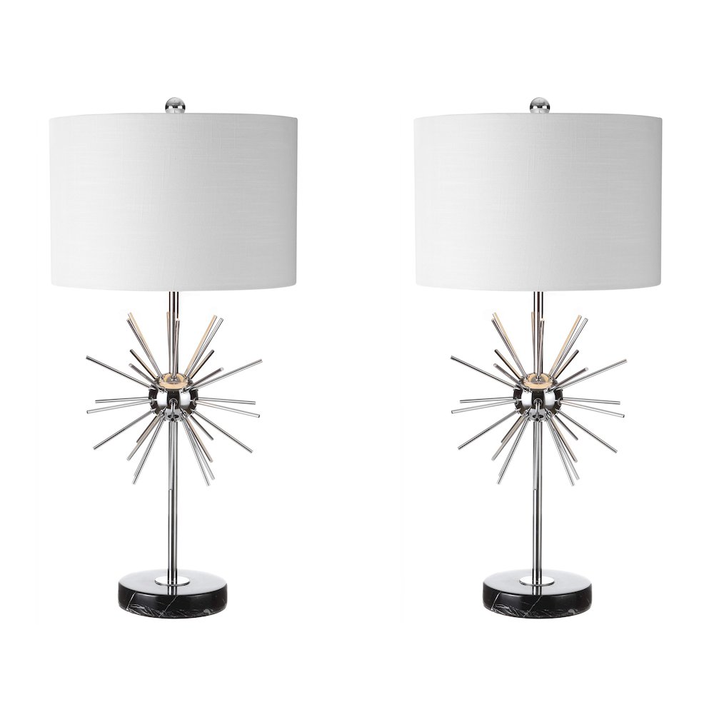 Aria Metal/Marble Led Table Lamp (Set Of 2). Picture 2