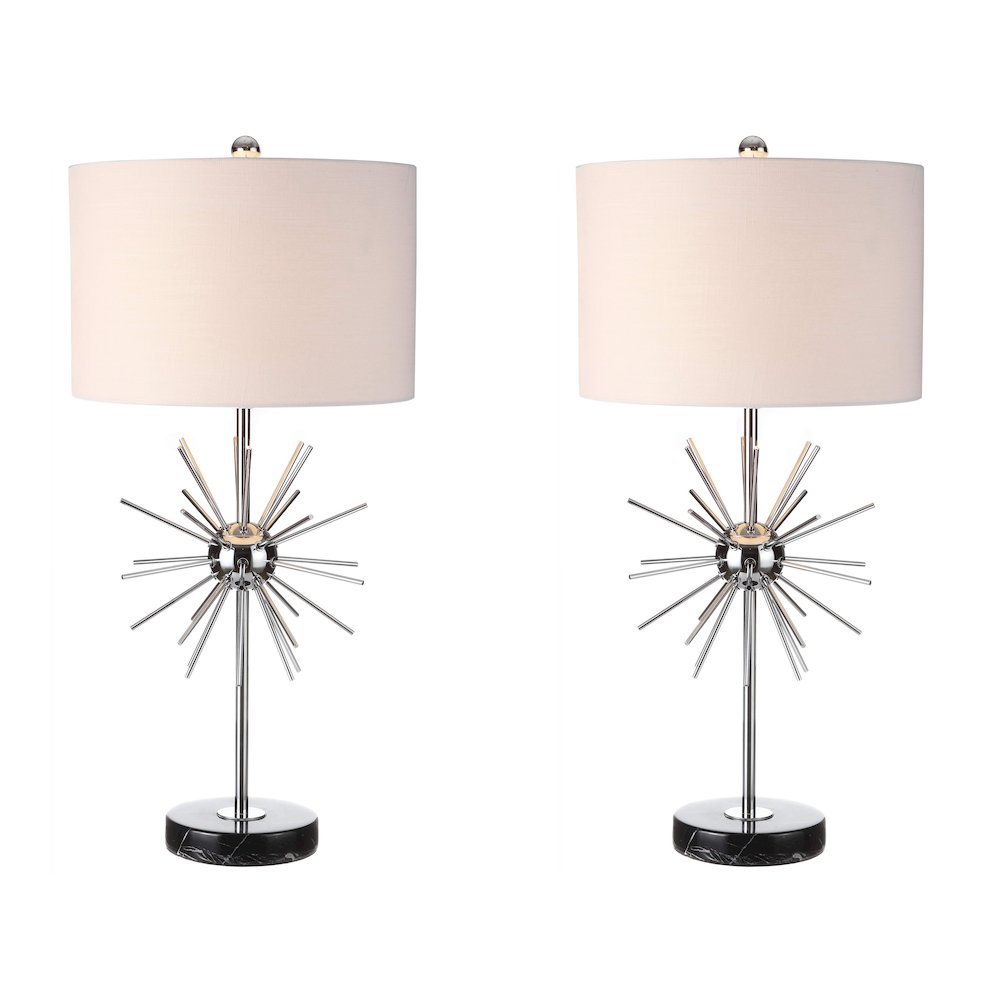 Aria Metal/Marble Led Table Lamp (Set Of 2). Picture 1