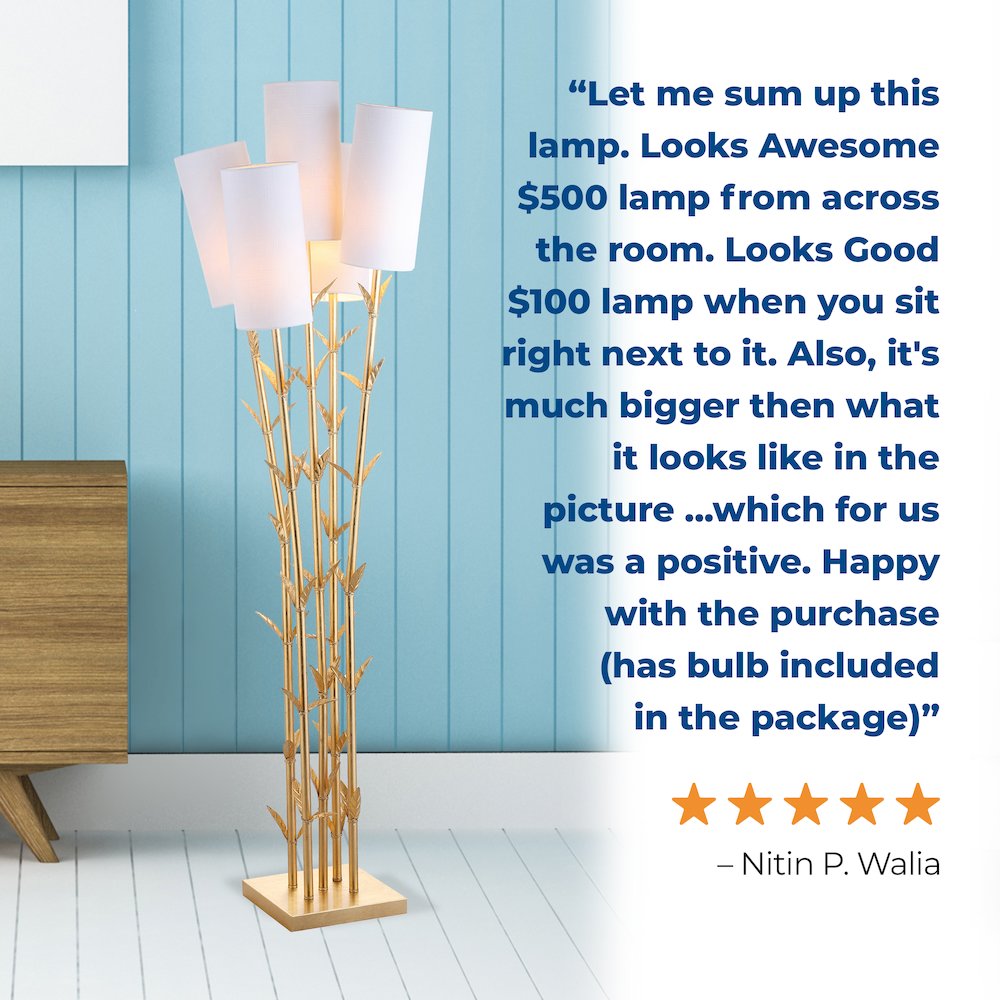 Oslo Glassmetal Led Floor Lamp. Picture 8