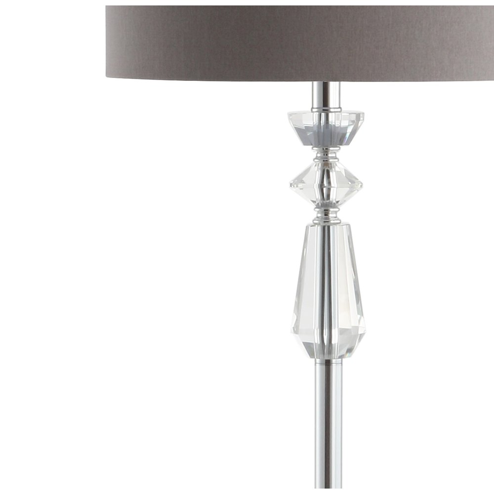 Layla Crystal Metal Led Floor Lamp. Picture 5