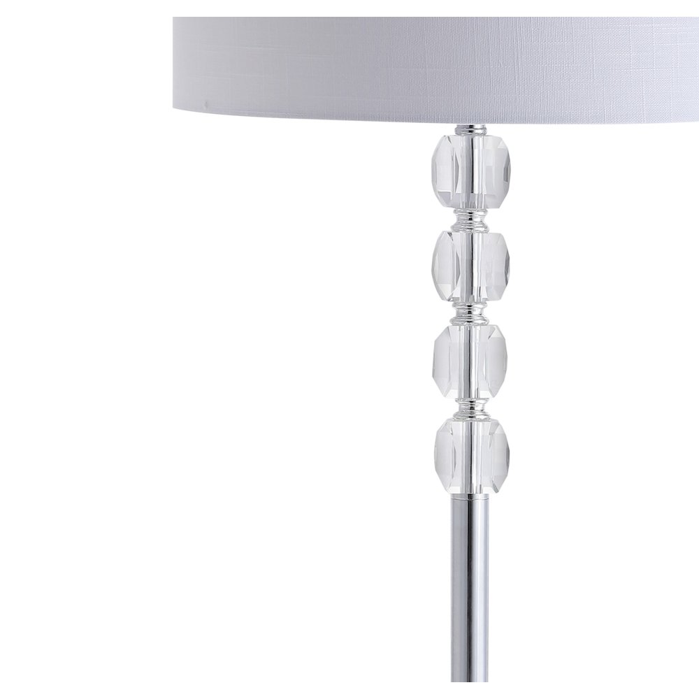 Aubrey Crystal Metal Led Floor Lamp. Picture 5