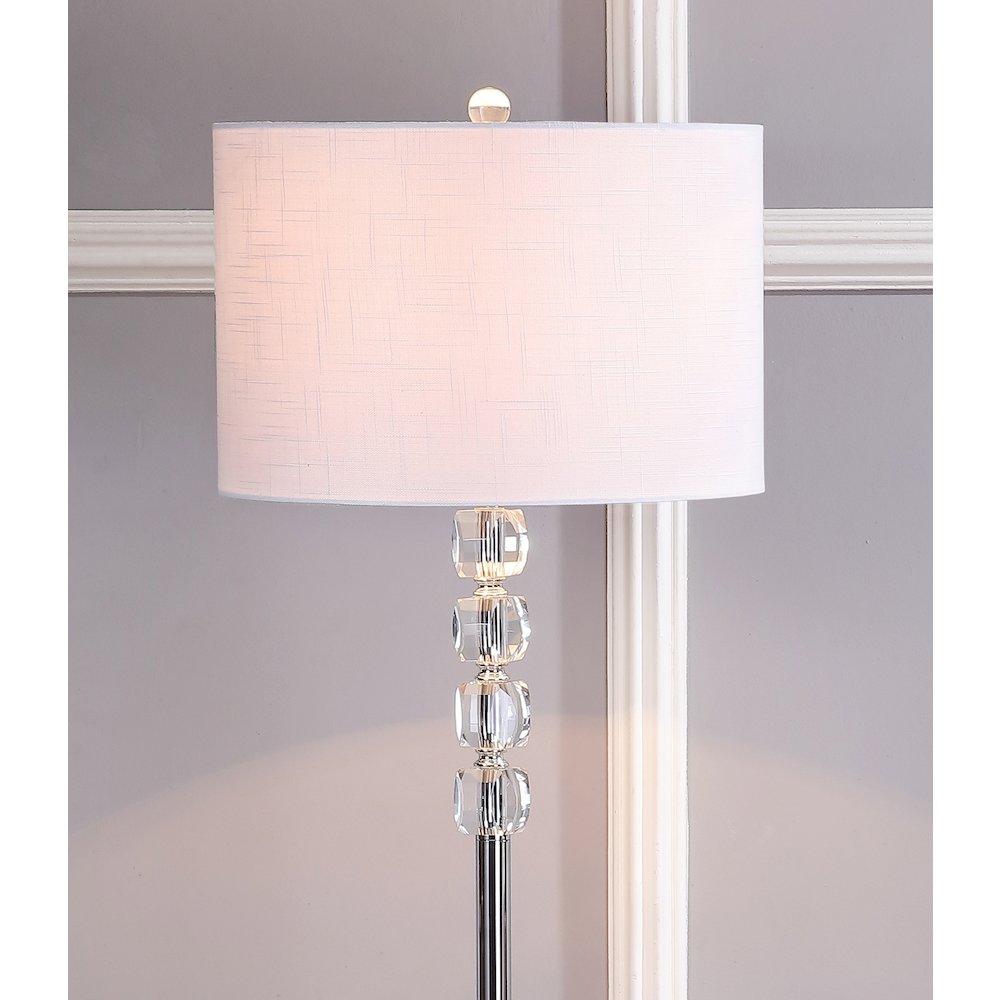 Aubrey Crystal Metal Led Floor Lamp. Picture 10