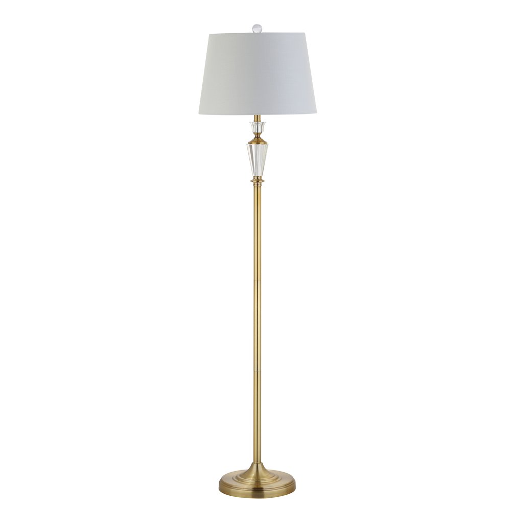 Harper Crystal Metal Led Floor Lamp. Picture 2