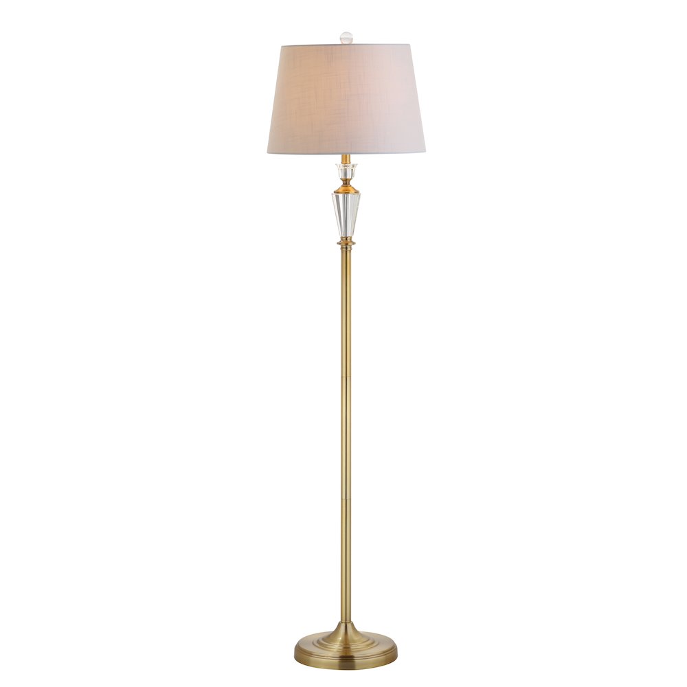 Harper Crystal Metal Led Floor Lamp. Picture 1