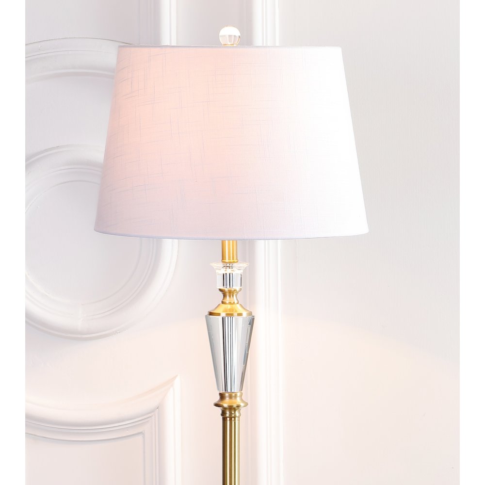 Harper Crystal Metal Led Floor Lamp. Picture 11