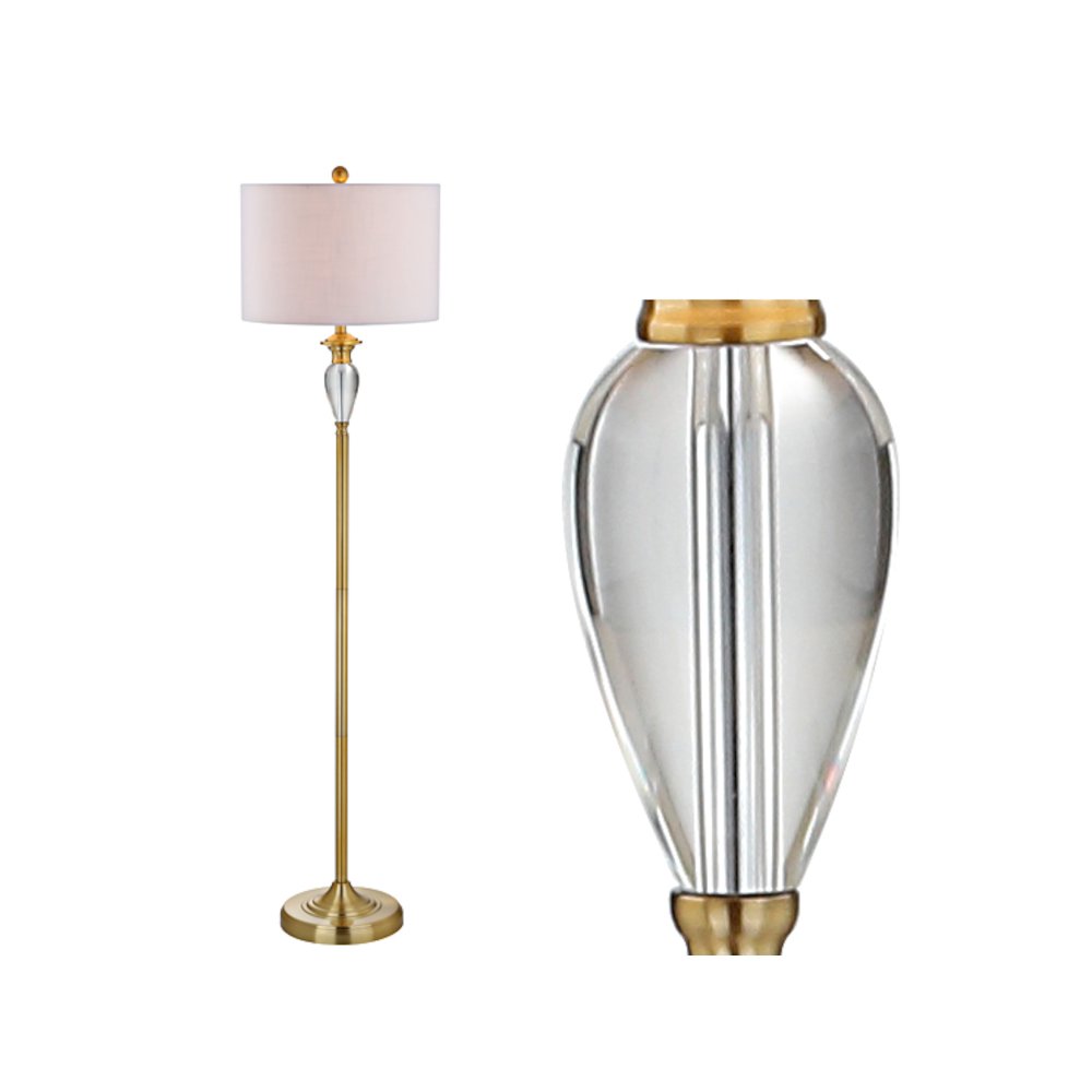 Evelyn Crystal Metal Led Floor Lamp. Picture 9