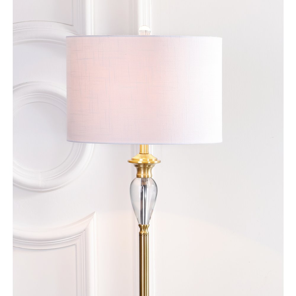 Evelyn Crystal Metal Led Floor Lamp. Picture 10