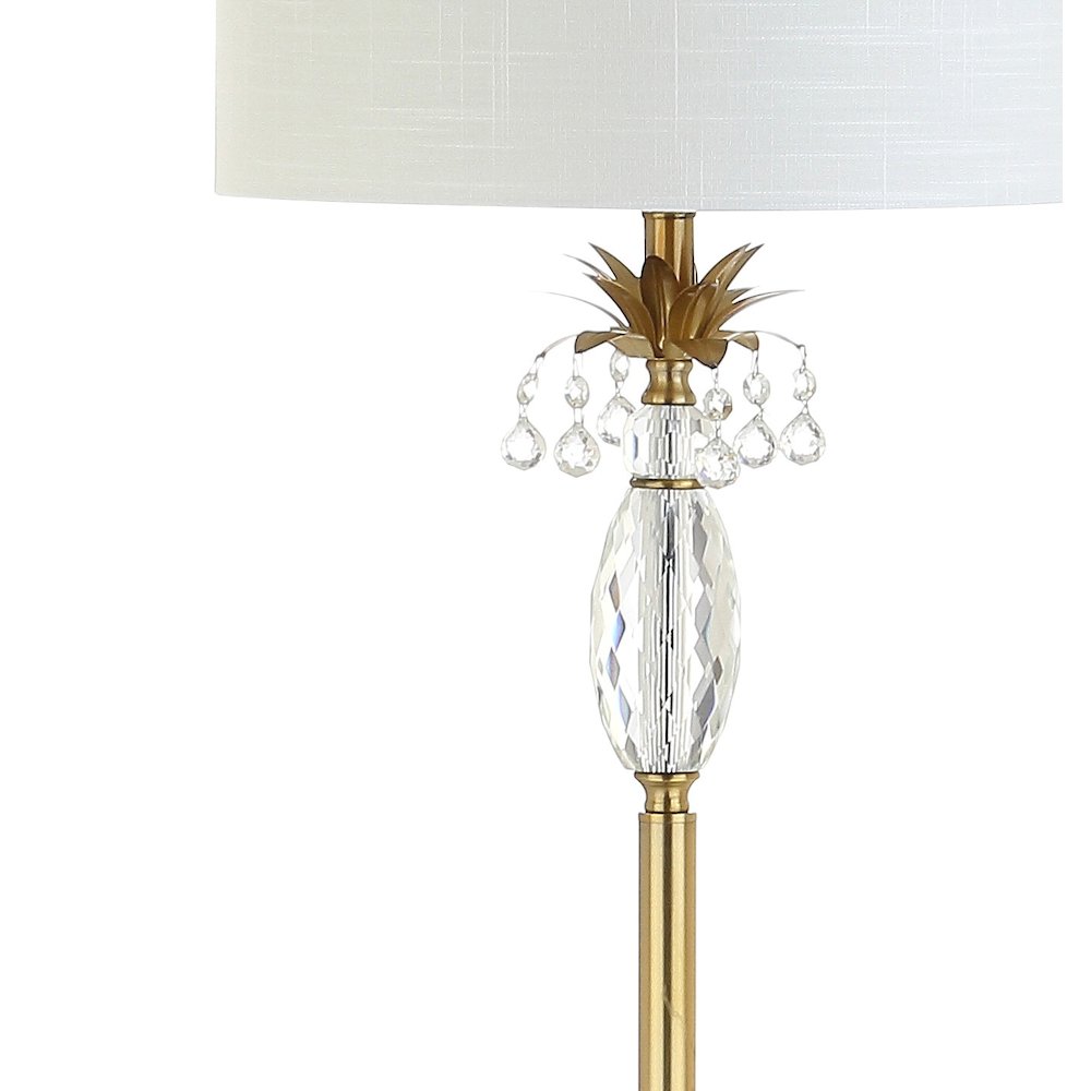 Adalyn Crystal Metal Led Floor Lamp. Picture 5