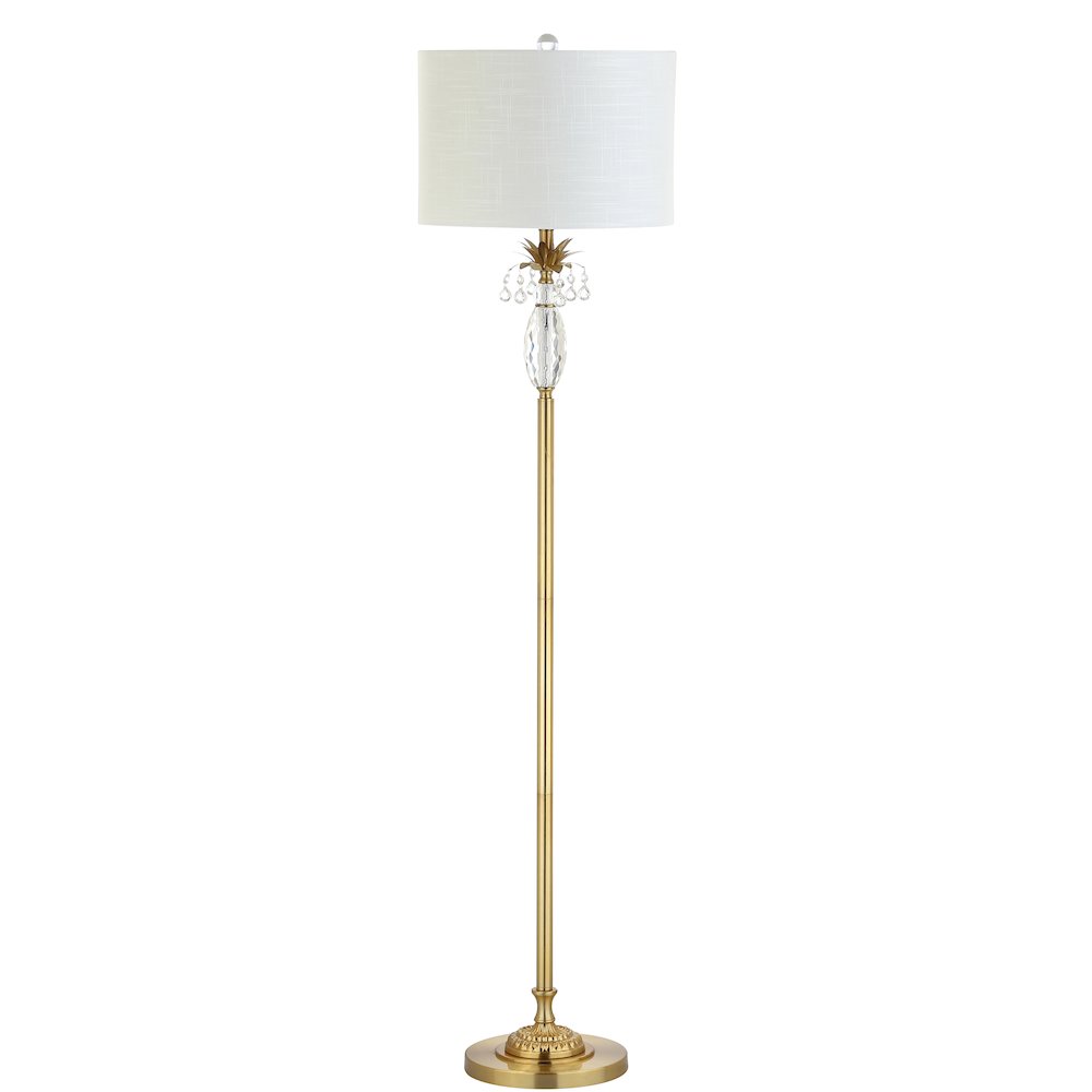 Adalyn Crystal Metal Led Floor Lamp. Picture 2