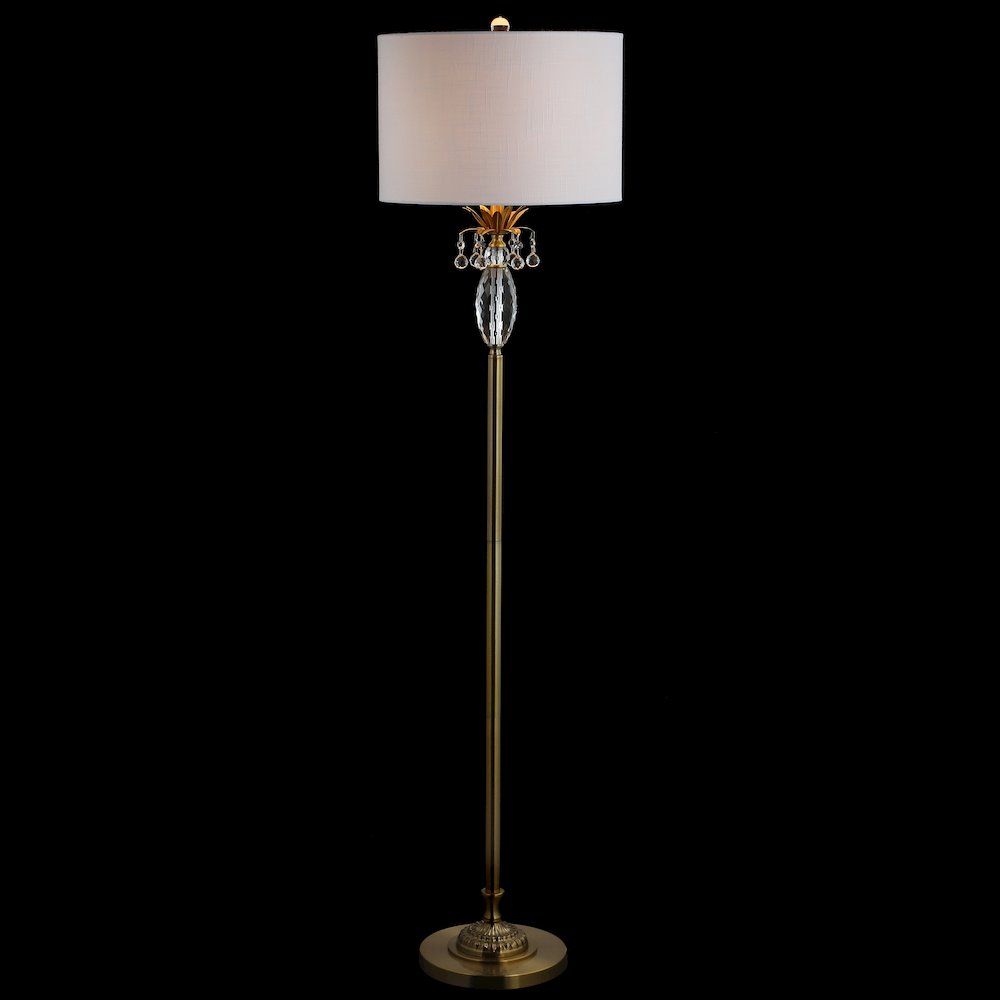 Adalyn Crystal Metal Led Floor Lamp. Picture 4